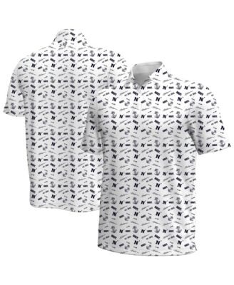 Men's Navy Midshipmen Gameday Armourfuse Classic-Fit Short-Sleeve Polo Shirt