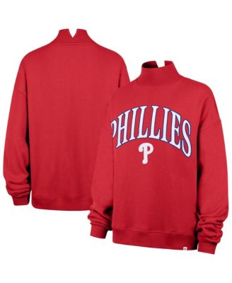 Women's Philadelphia Phillies Oversized Vantage Mock Neck Sweatshirt