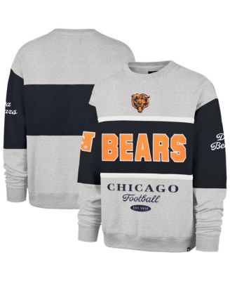Men's Navy/Heather Gray Chicago Bears Blockfield Maximalist Sweatshirt