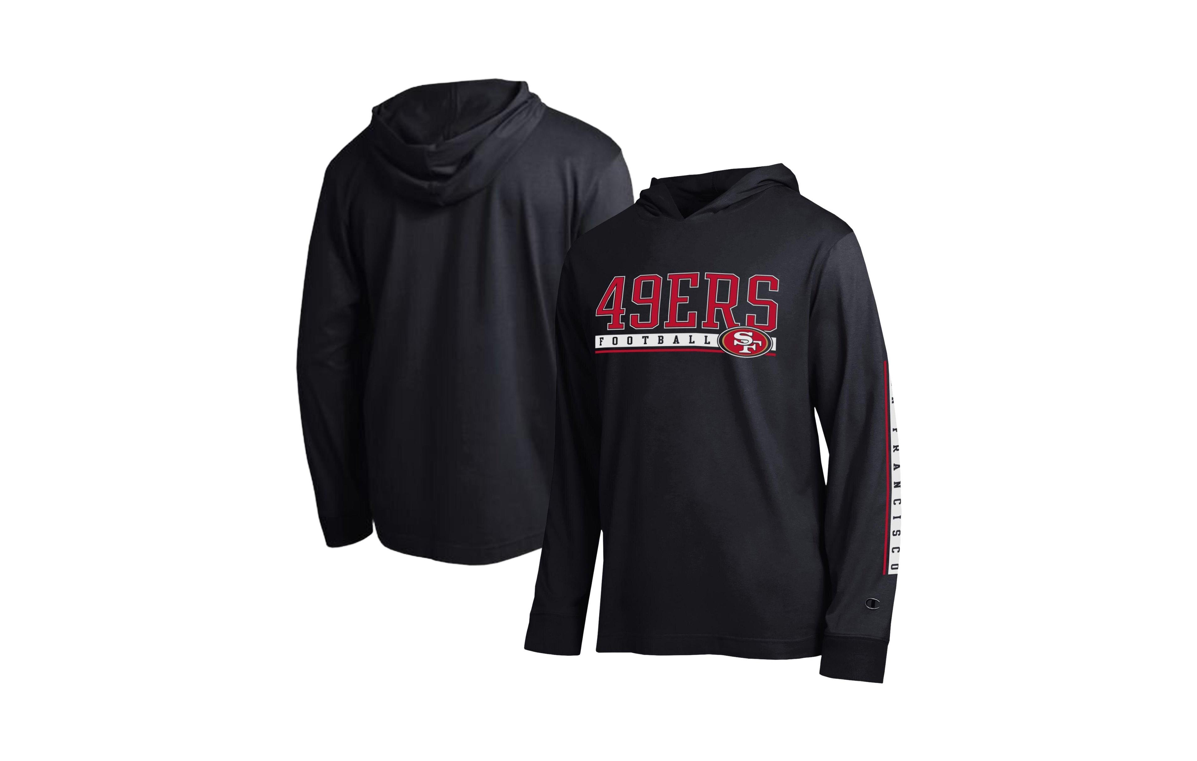 Champion Men's Black San Francisco 49ers All Star Hooded T-Shirt