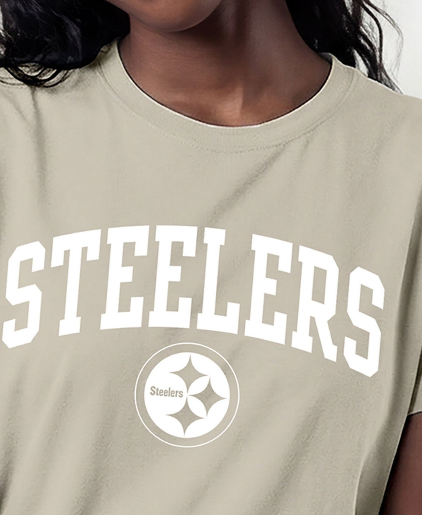 Женская футболка Champion Pittsburgh Steelers Screen-Print Graphics Crewneck — фото 5