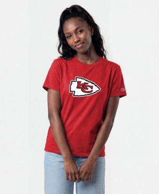 Women's Kansas City Chiefs Crewneck Short-Sleeve Cotton-Blend T-Shirt