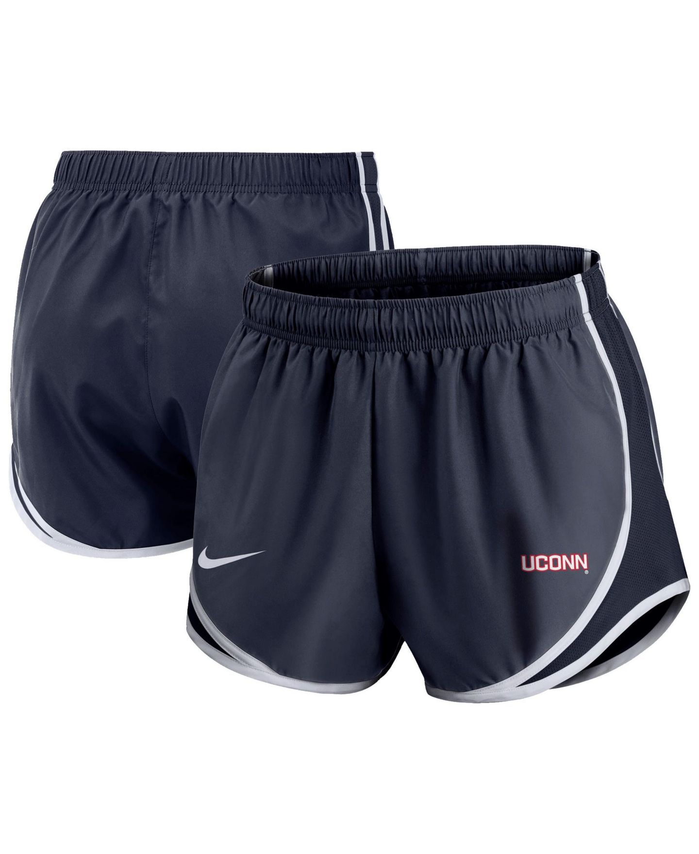 Женские шорты Nike UConn Huskies Tempo Pull-On Short Shorts, 3" Inseam — фото 1