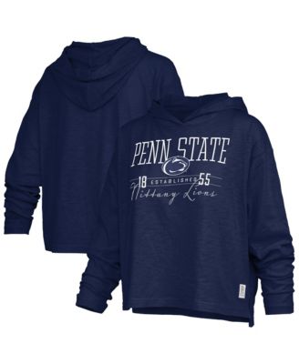 Women's Penn State Nittany Lions Castillo Hooded Slub Oversized Long-Sleeve T-Shirt