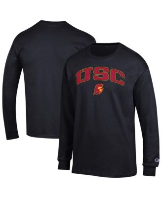 Men's&nbsp;Black USC Trojans Arch Over Logo Long Sleeve T-Shirt