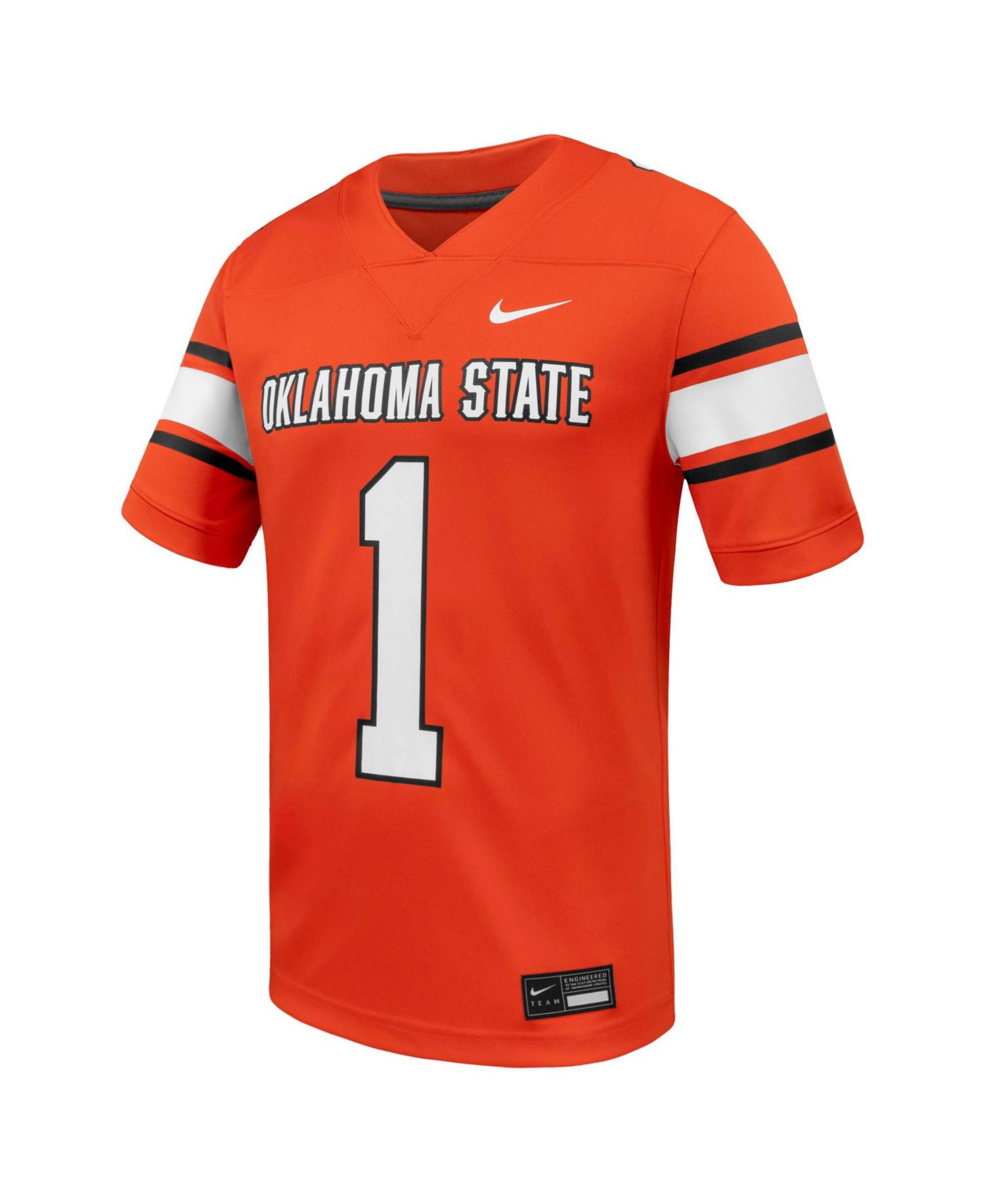 Men's Oklahoma State Cowboys 1 Game Jersey V-Neck