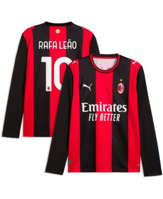 Men's AC Milan Rafael Leão 2026/27 Home Long-Sleeve Crewneck Replica Jersey