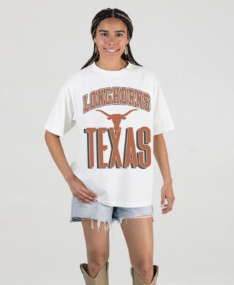 Women's Texas Longhorns Fierce Focus Oversized Graphic Cotton T-Shirt