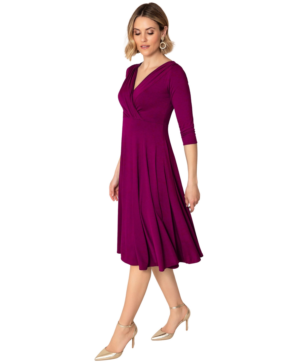 Alie Street London Women's Annie Fit-Flare Midi Dress