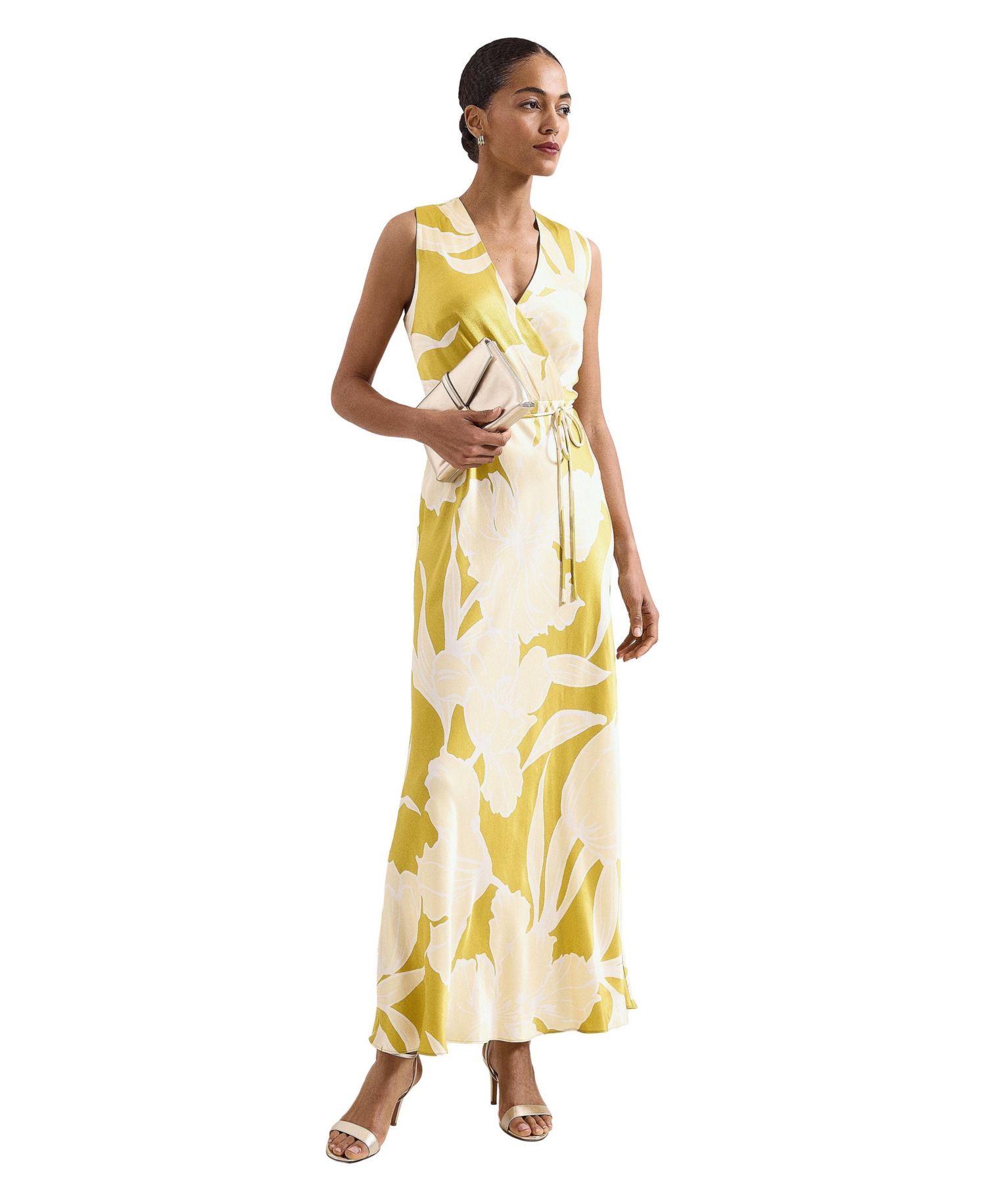 Women's Paula Floral-Print Wrap Maxi Dress