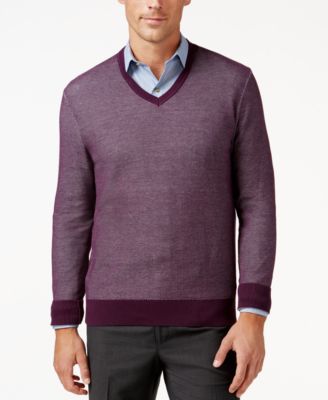 michael kors men's v neck sweater