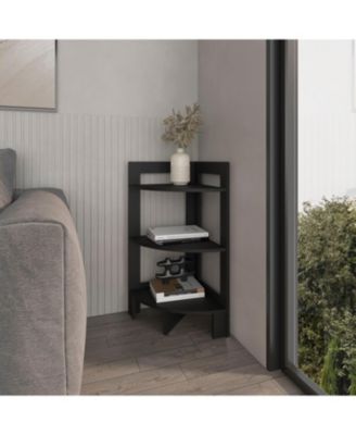 Gisela Corner Shelf With Three Shelves