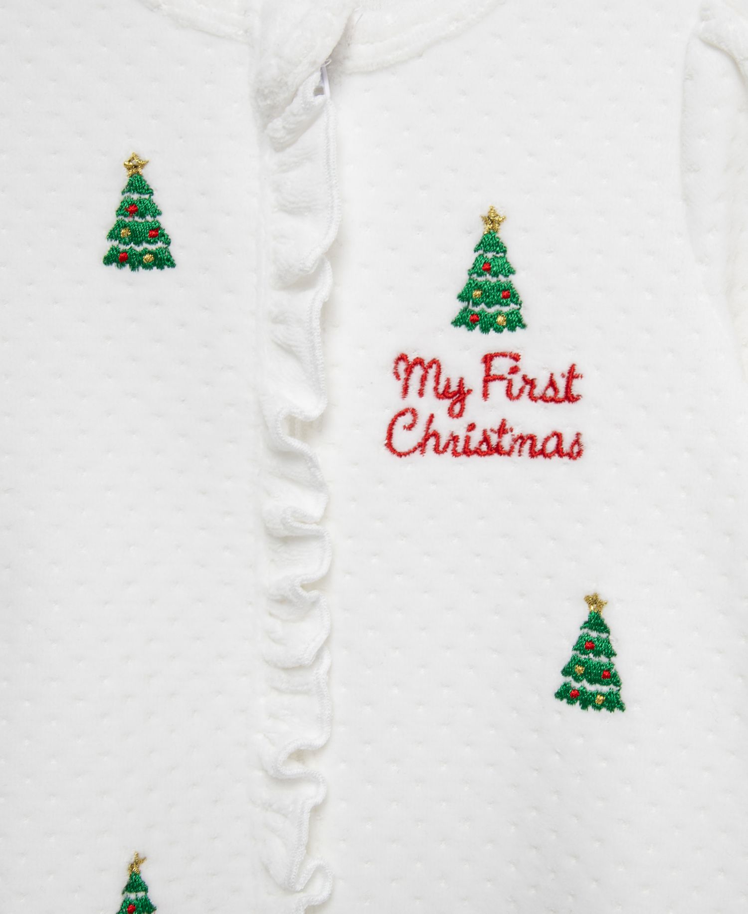 Baby Girls' Merry Trees Graphic Footed Coveralls