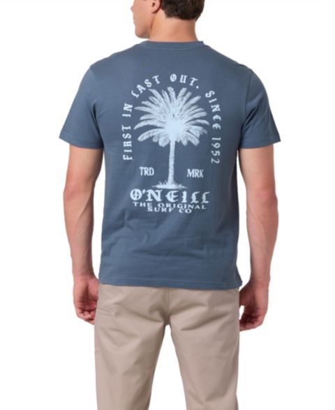 Мужская футболка O'Neill Tag Line Classic Short-Sleeve, цвет: Тёмный сланцевый