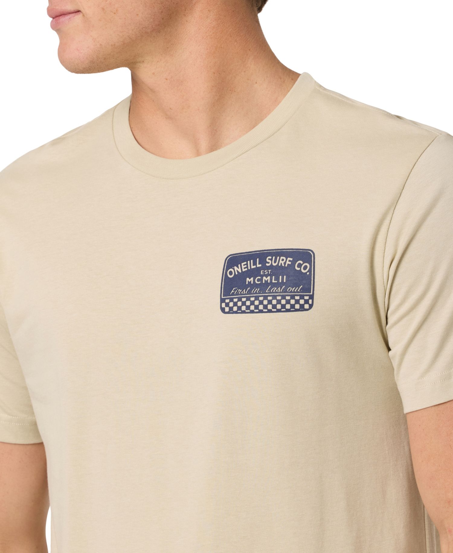 Men's Front Side Graphic Crewneck T-Shirt