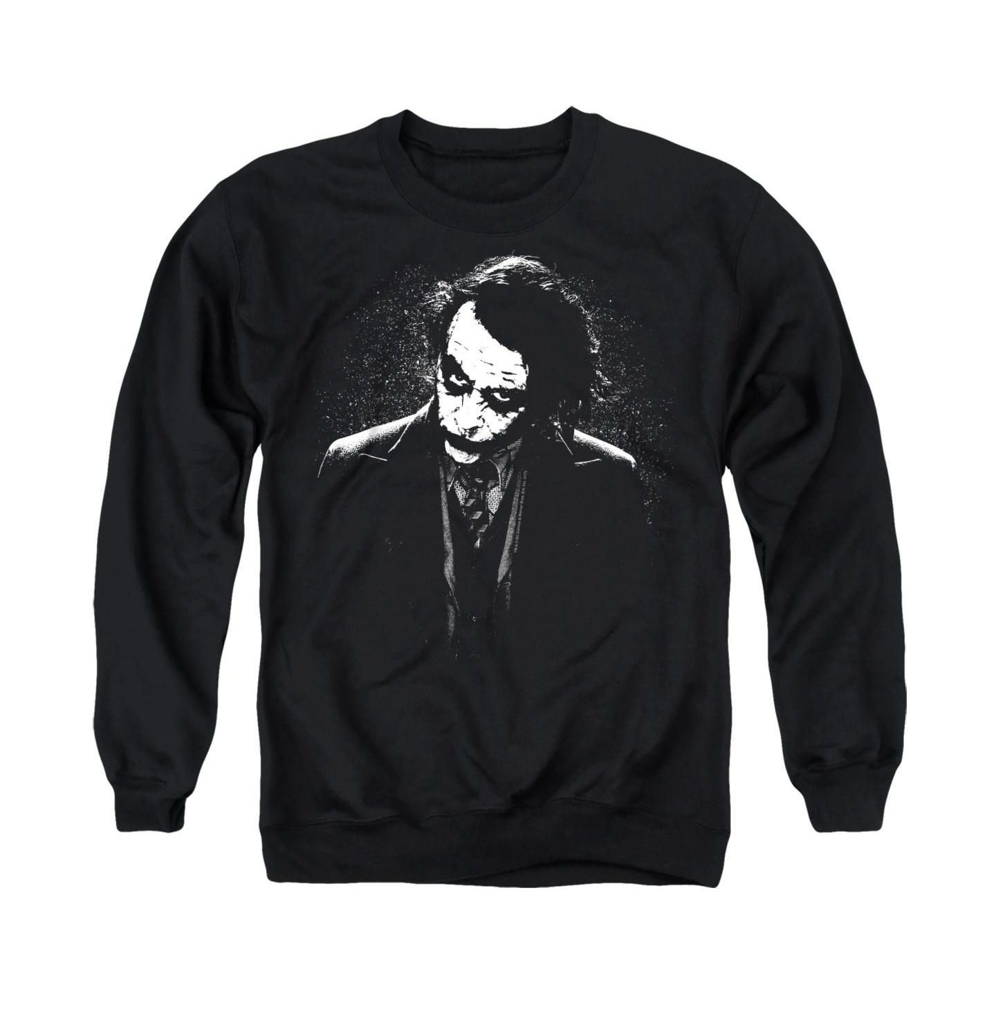 Мужской свитшот Batman Dark Knight Dark Joker Long-Sleeve Graphic Crewneck, цвет: Чёрный — фото 1