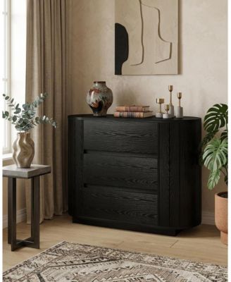 Large Nightstand, Oversized Night Stand with 3 Drawers