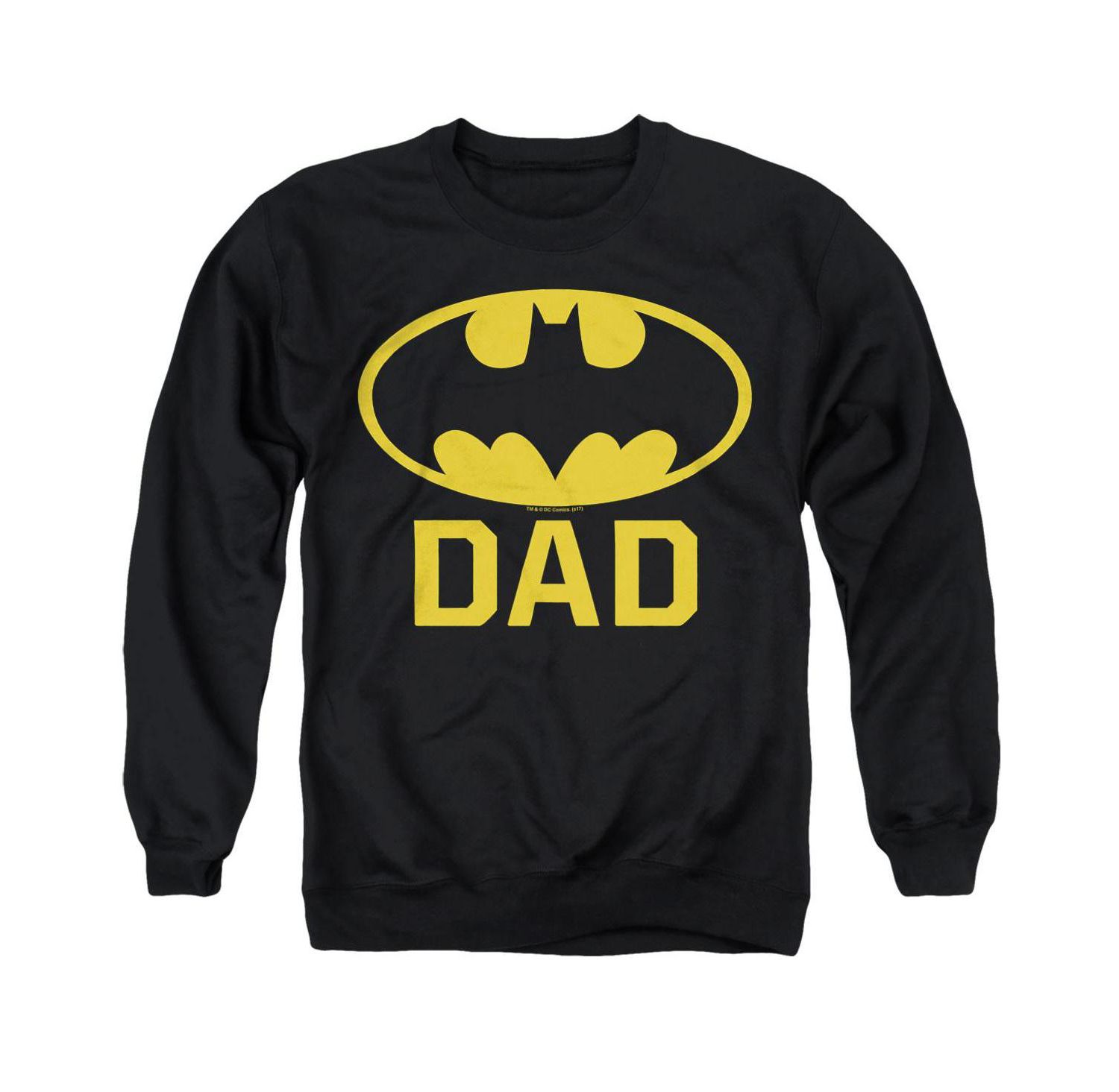 Men's Bat Dad Graphic Holiday Crewneck Sweatshirt