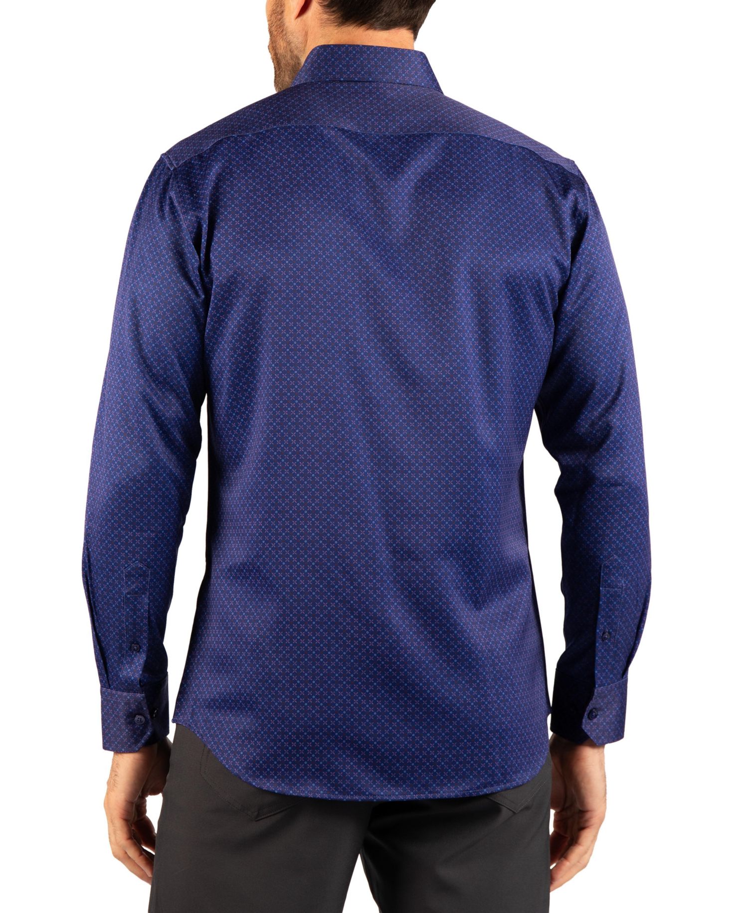 Men's Check Printed Performance Shirt