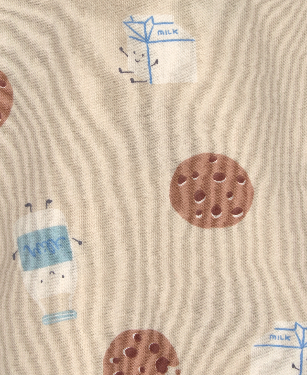 Carter's Baby Boys' Milk and Cookies Long-Sleeve Bodysuits Pants, 3-Piece Set