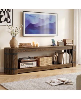 82.68 Inch TV Stand for TVs up to 90 Inch, Long TV