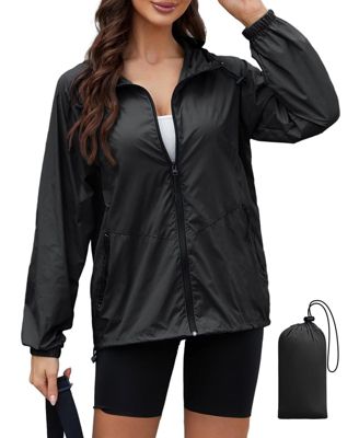 Women's Lightweight Packable Waterproof Rain Jacket