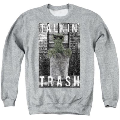 Men's Talkin Trash Graphic Crewneck Sweatshirt