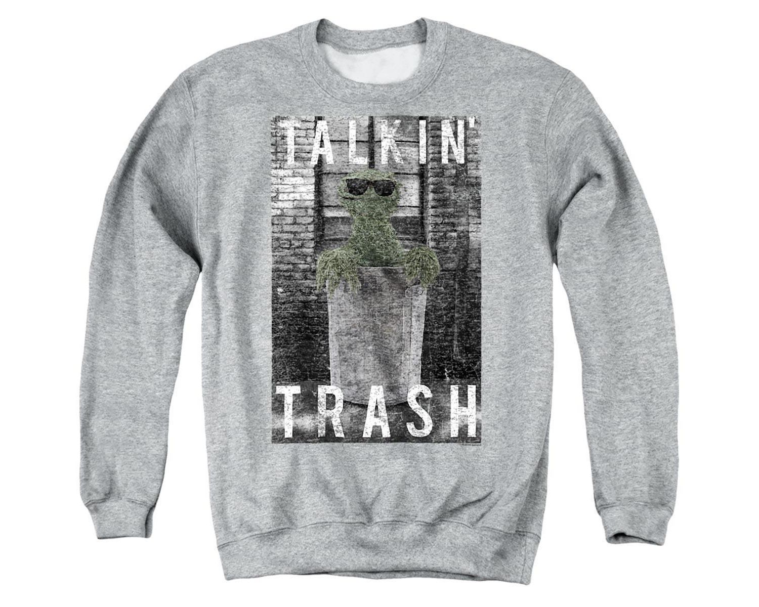 Men's Talkin Trash Graphic Crewneck Sweatshirt