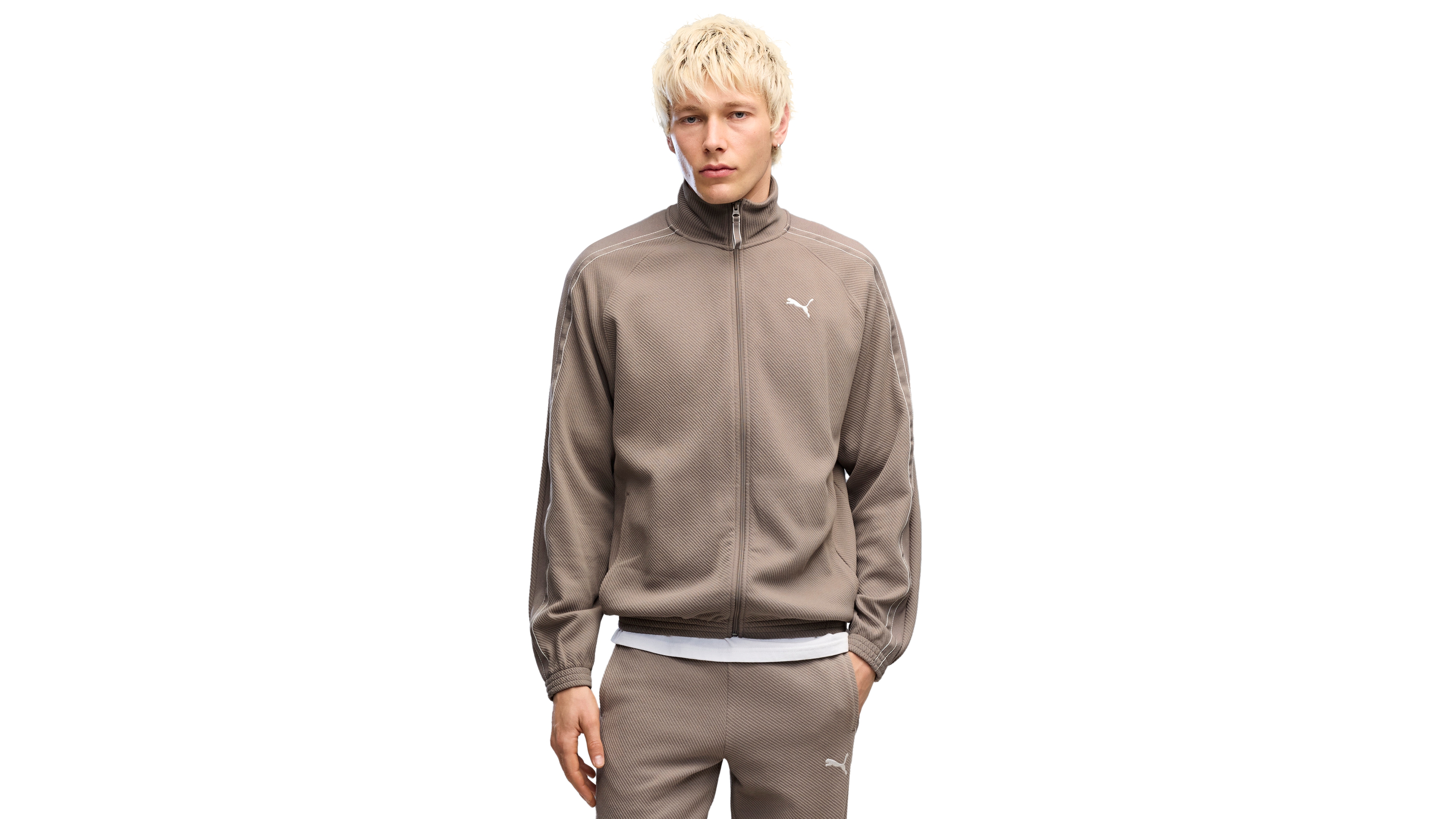 Puma Men's Class Twill Regular-Fit Track Jacket