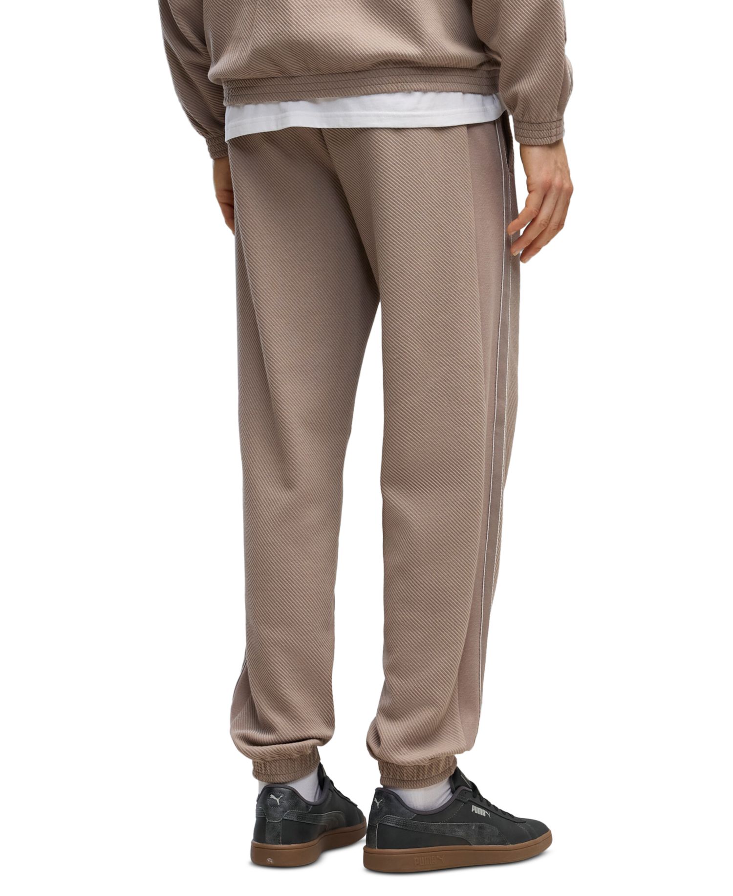 Men's Regular-Fit Twill Sweatpants