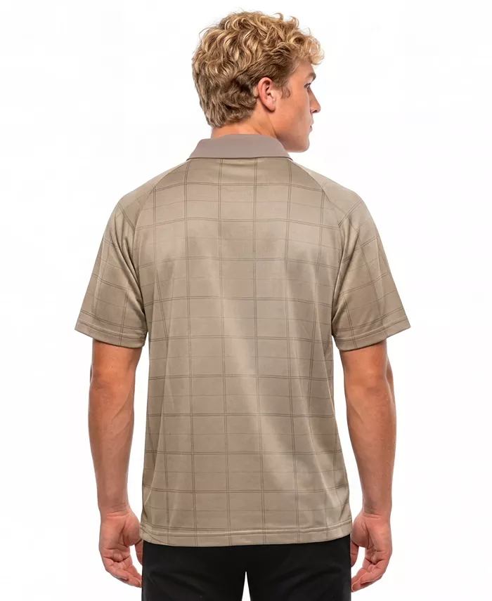 Men's Elevated Tartan Regular-Fit Polo Shirt - thumbnail 6
