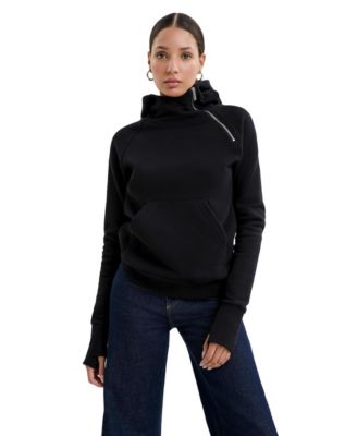 Women's Booth Relaxed-Fit French-Terry Hooded Sweatshirt