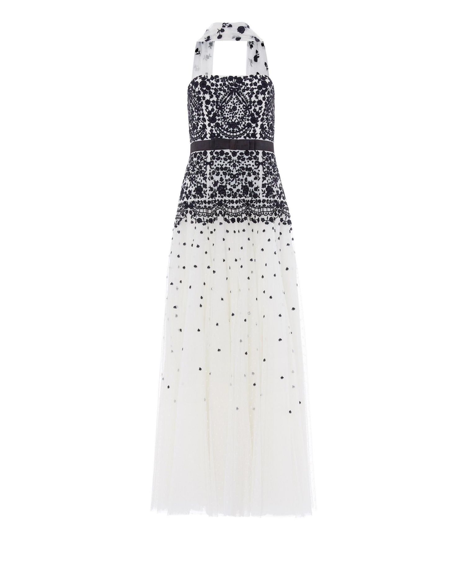 Women's Strapless Lace Ball Gown