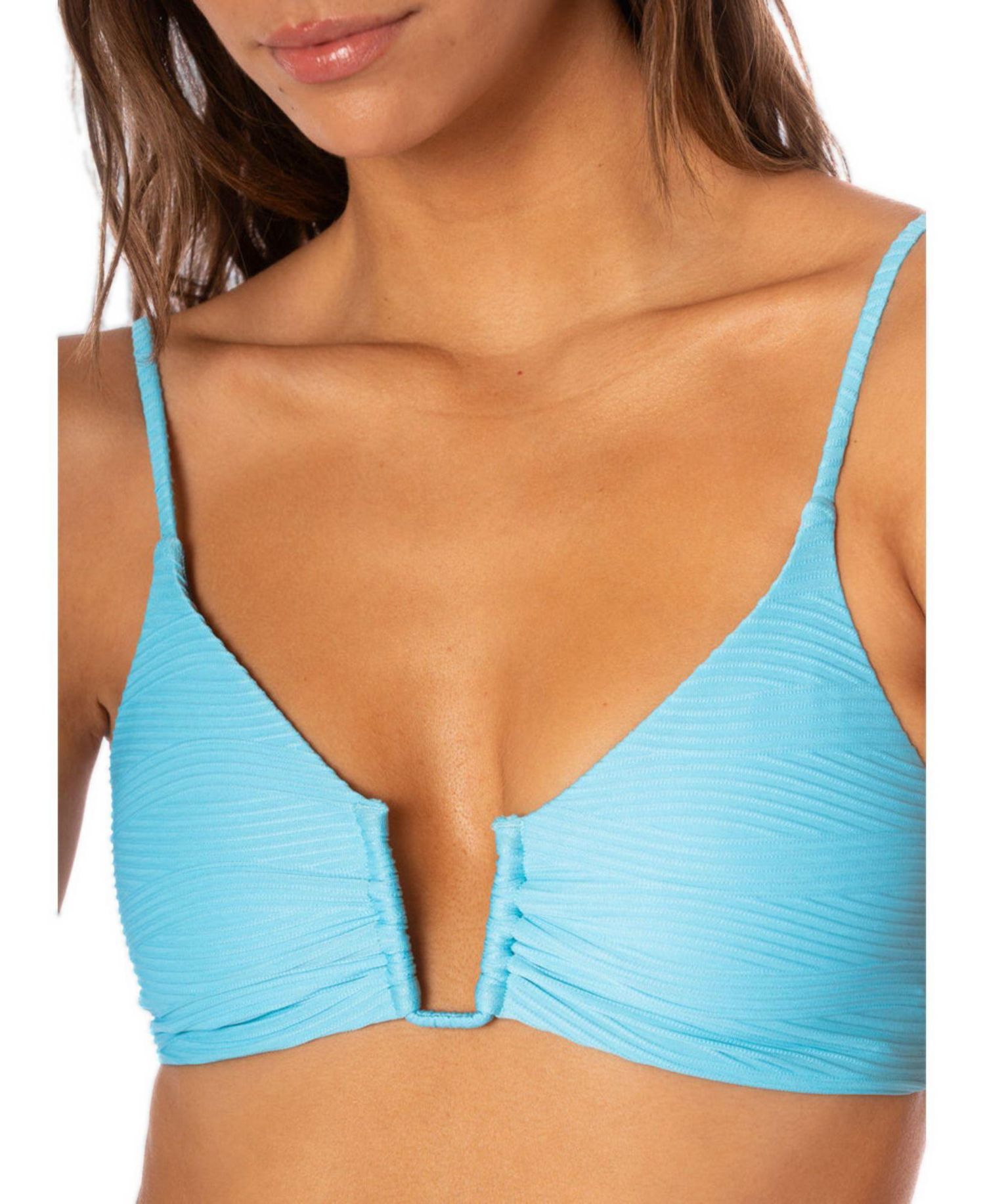 Women's Sea Blue Bia Bikini Top