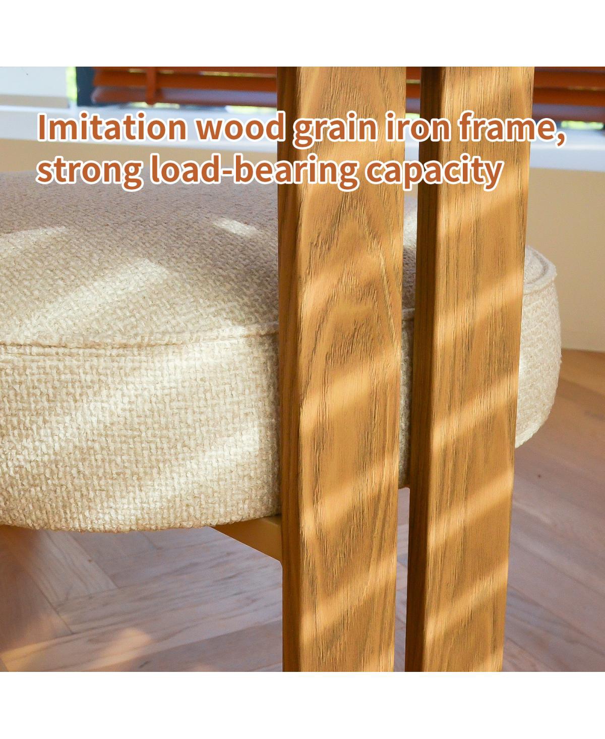 Streamdale Furniture Modern Upholstered Fabric Dining Chair, No Assembly Required
