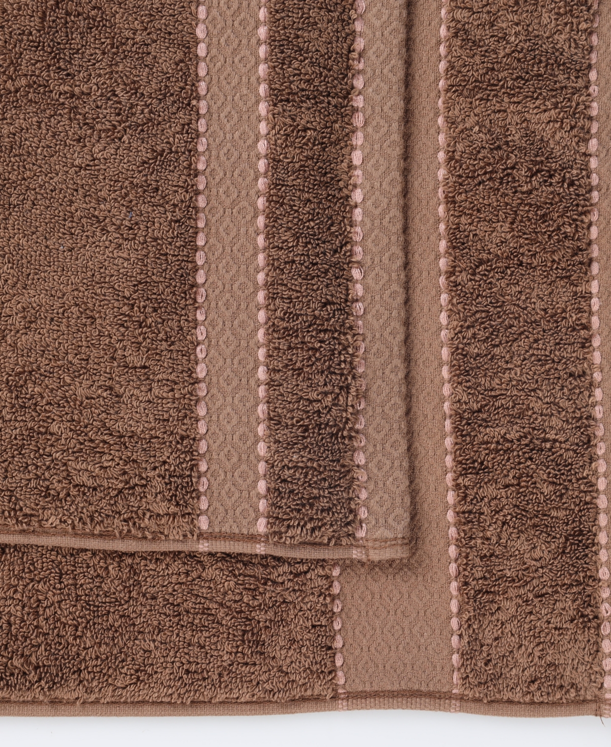 Superior Niles Egypt Produced Giza Dobby Ultra-Plush Thick Soft Absorbent 3-Piece Towel Set
