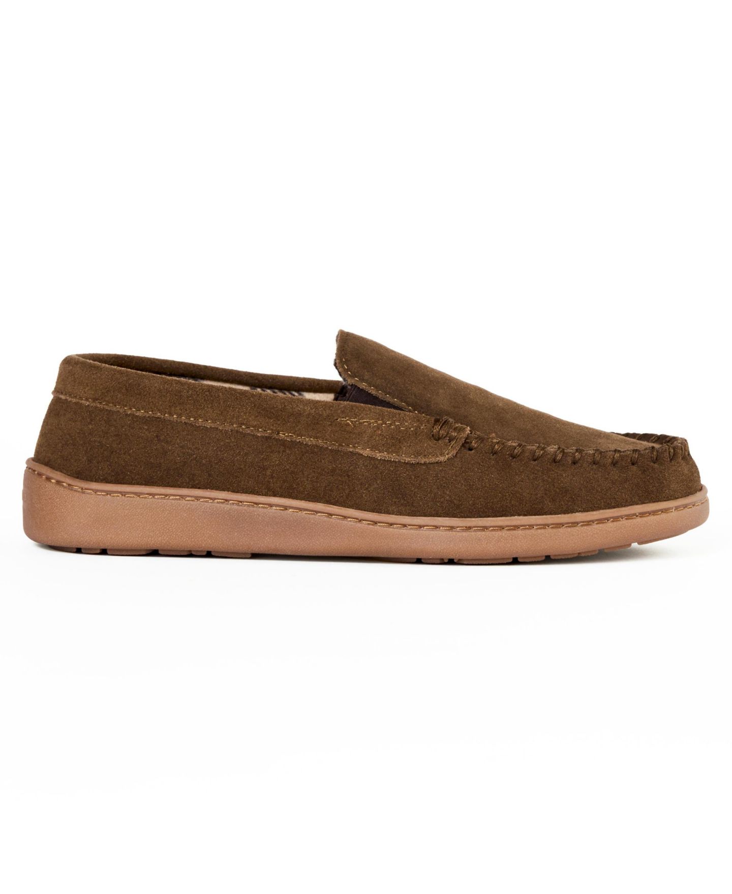 Мужские тапочки Minnetonka Everyday Venetian Slipper, цвет: Коричневый — фото 4