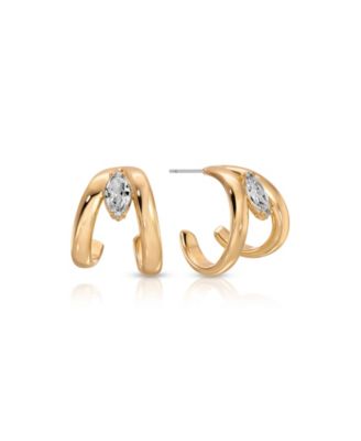 Orbit Crystal Hoop Earrings