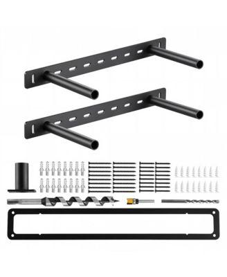 16 Inch Hidden Floating Shelf Brackets 2 Pack with 150 Pound Capacity Per Bracket