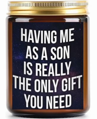 Mens Lavender Scented Soy Candle, 10oz