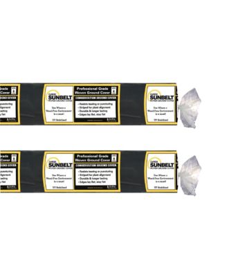 DeWitt Sunbelt 6x300ft Weed Barrier w/ DeWitt Sunbelt 4x300ft Weed Barrier