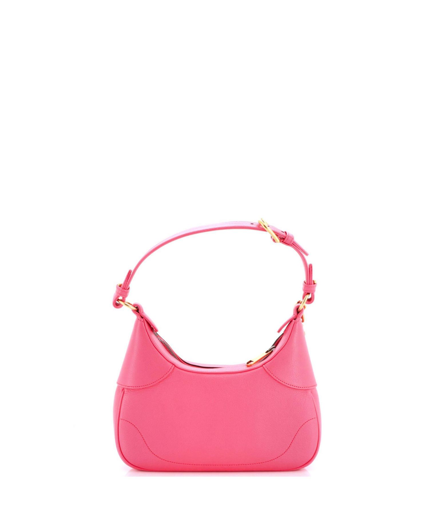 Small Aphrodite Zip Shoulder Bag Leather