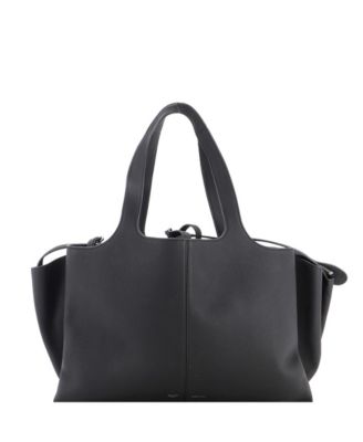 Medium Tri-Fold Shoulder Bag Grained Calfskin