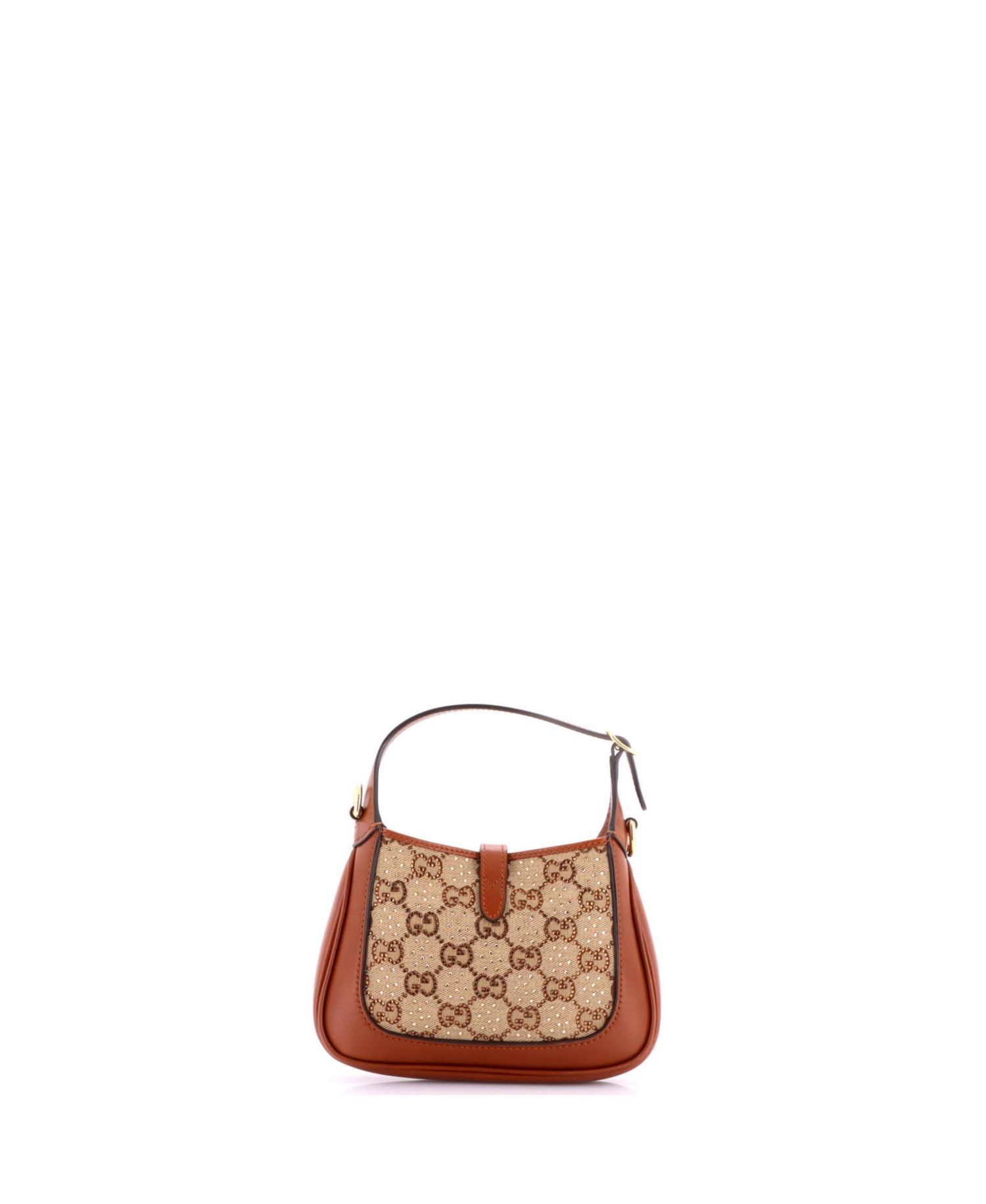 Mini Jackie 1961 Chain Hobo Crystal Embellished GG Canvas