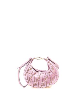 Mini Fendigraphy Bag Zucca Jacquard Velvet