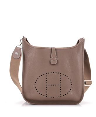 Pre-Owned Hermes GM Evelyne Bag Gen III Clemence