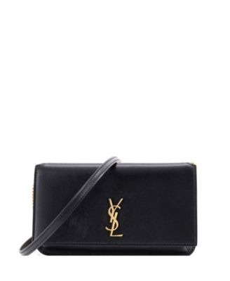Classic Monogram Phone Holder Shoulder Bag Leather