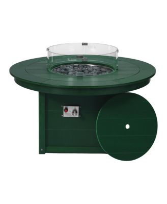 47" Modern Outdoor 55,000 BTU Patio Propane Round Fire Pit Table