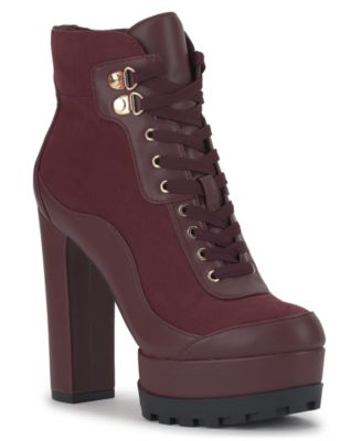 Women's Indiera Platform Lace-Up Hiker Booties
