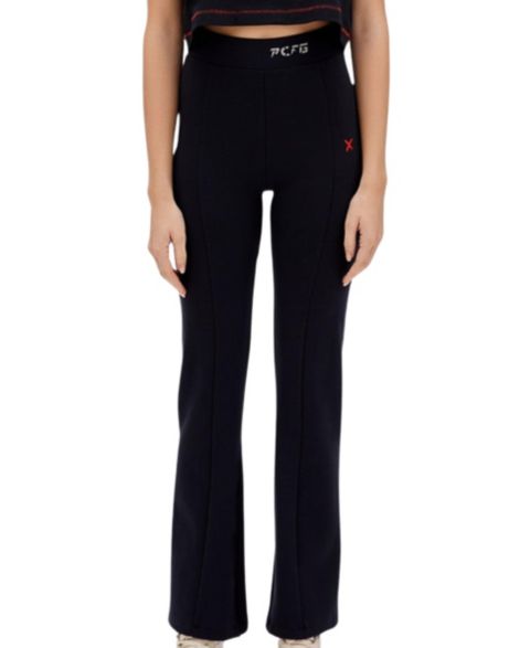 Женские брюки PCFG Cotton Blend Flare Yoga, цвет: Чёрный